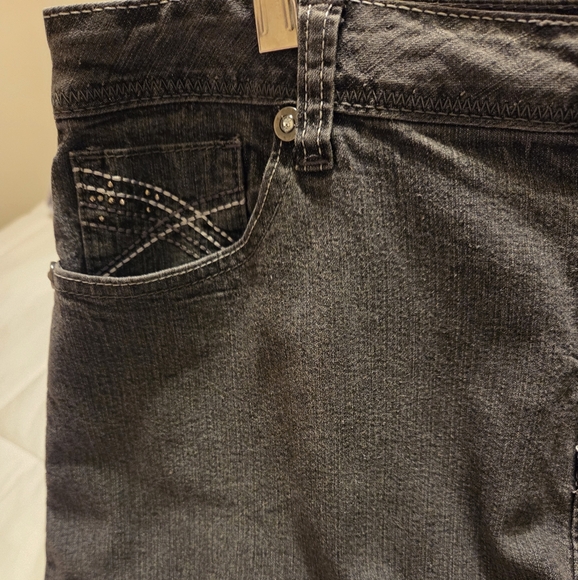 Denim Midi Jean Skirt - Picture 3 of 4